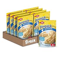 Betty Crocker Bisquick Complete Buttermilk Biscuit Mix, Just Add Water, 7.5 oz. (Pack of 9)