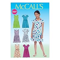 McCall's Pattern Company M7079 Girls'/Girls' Plus Dresses, Size GRL