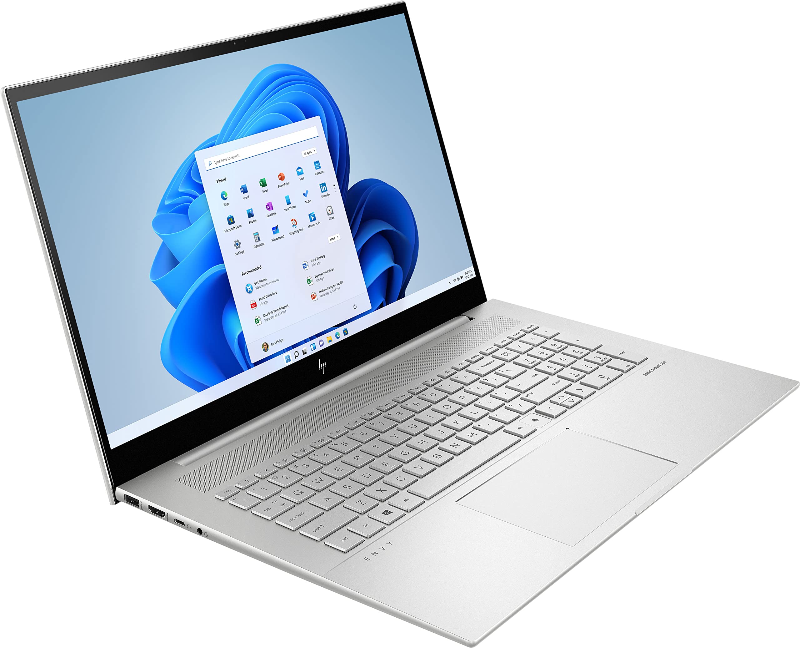 2022 HP Envy Laptop 17.3'' FHD IPS Touchscreen 11th Intel i7-1165G7 Iris Xe Graphics 32GB DDR4 1TB SSD WiFi 6 Fullsize Backlit Keyboard w/ Numpad & FP Reader Win 10 Pro w/32GB USB, Silver, 17T-CH000