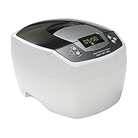 iSonic P4810 Commercial Ultrasonic Cleaner, 2.1Qt/2L, 110V for Brass, Gun Parts, Carburetor Cleaning , white