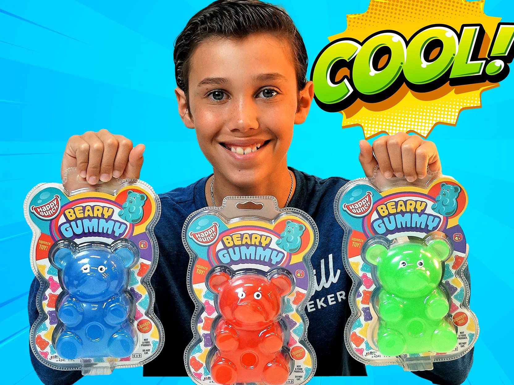 Mua JA-RU Jumbo Squishy Gummy Bear Toy (1 Unit Assorted), Squeeze ...
