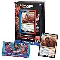Magic: The Gathering Commander Legends: Battle for Baldur’s Gate Commander Deck – Draconic Dissent + Collector Booster Sample Pack