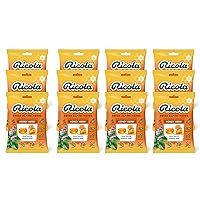 Ricola Honey Herb Cough Suppressant Throat Drops | Naturally Soothing Long-Lasting Relief - 24 Count (Pack of 12) Bags