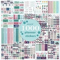 Planner Stickers - Set of Over 1,000 Planner Stickers - 20 Sheets of Colorful Stickers - Busy Bee Planners