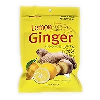 Songwha Lemon Ginger Hard Candies, 3.5 Ounce (Pack of 3)