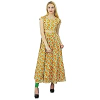 Women Ethnic Top Dress Designer Kurta Cotton Floral Anarkali Kurti Tunic