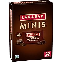 Larabar Double Dark Chocolate Mini Bars, Gluten Free Vegan Bars, 20 ct