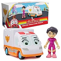 Violet and Axl, Action Figure and Ambulance Toy with Interactive Eye Movement, Kids Toys for Boys and Girls Ages 3 and up