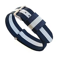 BARTON WATCH BANDS - Ballistic Nylon NATO® Style Straps - Choice of Color, Length & Width (18mm, 20mm, 22mm or 24mm)