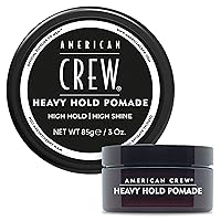 American Crew Men's Hair Pomade (OLD VERSION), Like Hair Gel with Heavy Hold with High Shine, 3 Oz (Pack of 1)