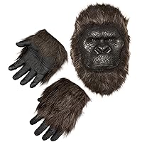 Godzilla vs. Kong Kids King Kong Mask and Gloves Costume Kit | Officially Licensed | Set