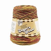 Lily Sugar N Cream Cones Autumn Leaves Ombre Yarn - 1 Pack of 14oz/400g - Cotton - #4 Medium - 706 Yards - Knitting/Crochet