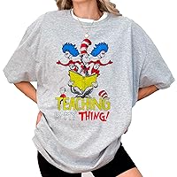 Teacher is My Thing Shirt for Women Men Kid Dr Seuss Shirt for Teacher Multi