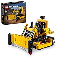 LEGO Technic The Bulldozer Construction Toy for Children, Excavator Vehicle, Gift for Boys and Girls from 7 Years, Imaginative Game 42163