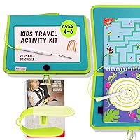 UnbuckleMe Car Seat Buckle Release Tool and Totebook Kids Dry Erase Activity Kit (Jungle Theme)