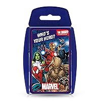 Top Trumps Marvel Universe Specials Card Game, play with Guardians of the Galaxy, The Avengers, and villains like Thanos and Carnage, great gift for ages 6 plus
