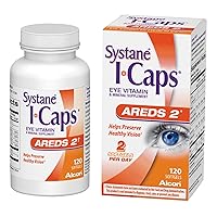 Systane ICaps Eye Vitamin & Mineral Supplement, AREDS 2 Formula, 120 Softgels (Packaging may vary)