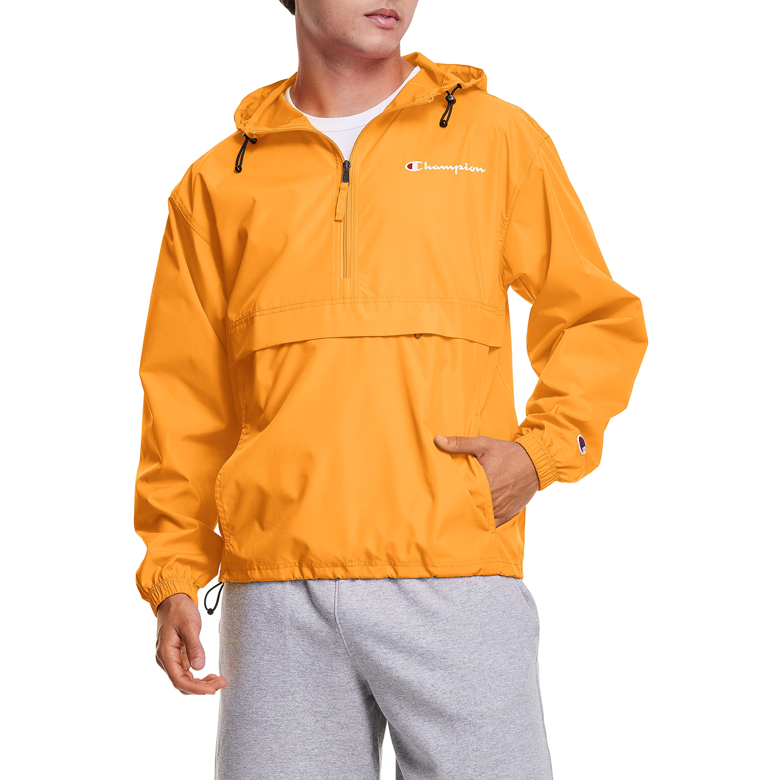 Champion Men's, Stadium Packable Wind and Water Resistant Jacket (Reg. Or Big & Tall)