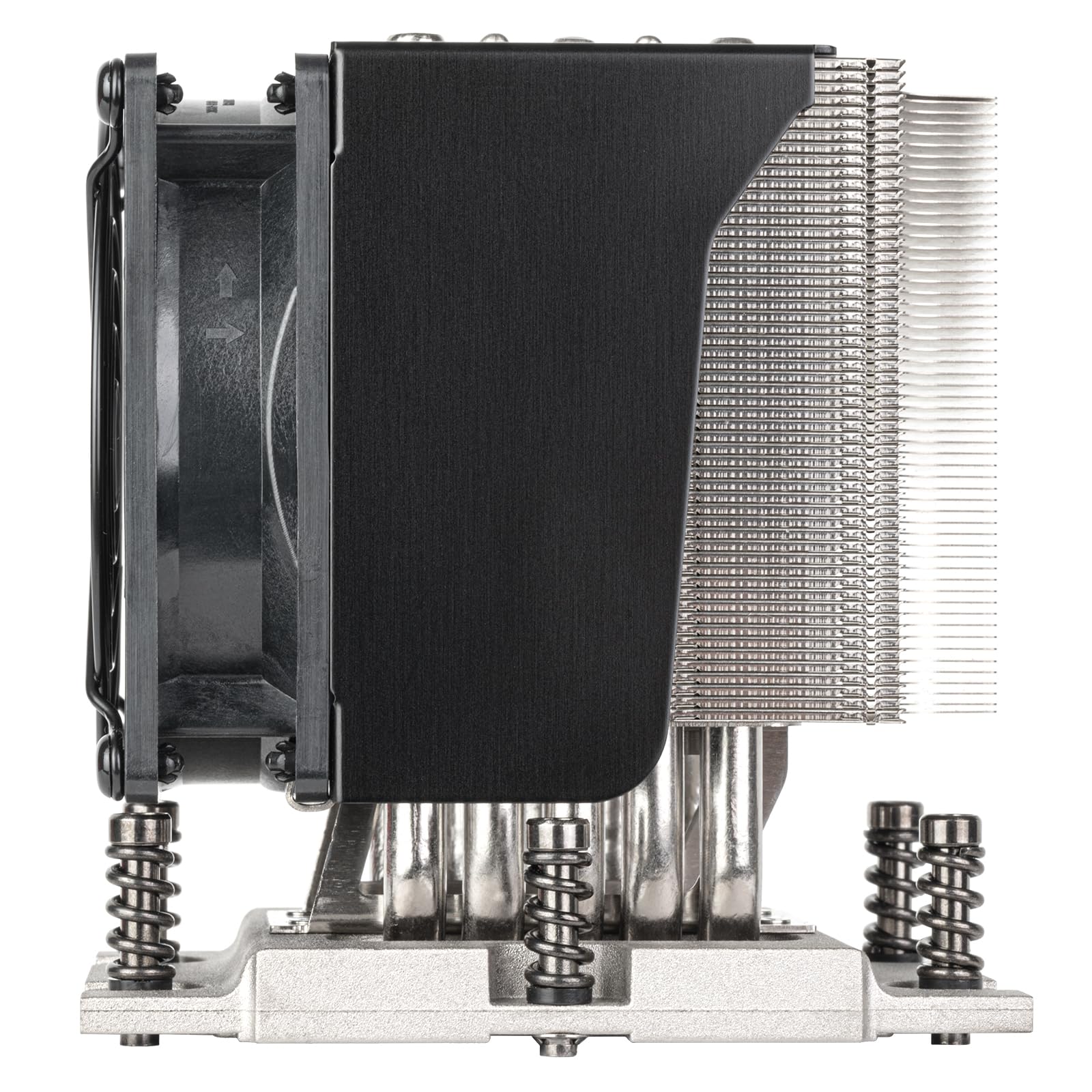 SilverStone Technology XE04-SP5 Black Fan Shroud 4U Server/Workstation CPU Cooler for Socket SP5, SST-XE04-SP5B