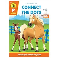 School Zone Connect the Dots Workbook: Preschool, Kindergarten, Dot-to-Dots, Counting, Number Puzzles, Coloring, and More (A Get Ready!™ Activity Book Series)