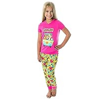 INTIMO Scooby Doo Girls' Mystery Machine And Gang Shirt And Pants 2 PC Pajama Set