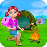 Camping Vacation Kids summer camp games and camp activities in this game for kids and girls - FREE