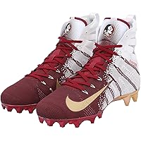 Florida State Seminoles Team-Issued White and Garnet Vapor 3 Nike Cleats from the Football Program - Size 11.5 - College Programs