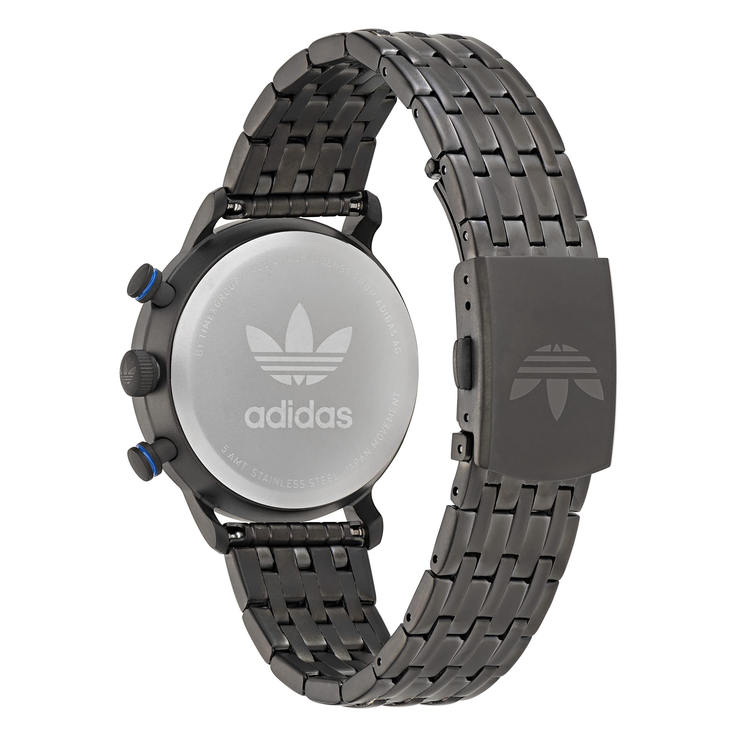 adidas Stainless Steel Gunmetal Bracelet Watch (Model: AOSY220172I)