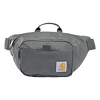 Carhartt Adjustable Waist, Durable, Water Resistant Hip Pack, Gravel, One Size