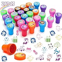 28Pcs Dollhouse Themed Stampers for Kids, Dollhouse Birthday Party Supplies Favors, Goody Bag Treat Bag Stuff for Classroom Rewards Prizes, Dollhouse Party decorations, Kids Birthday Party Gifts
