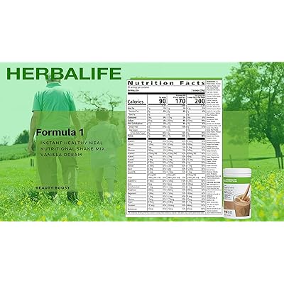 HERBALIFE (Duo) Formula 1 Healthy Meal Nutritional Shake Mix (Strawberry  Cheesecake) with Personalized Protein Powder