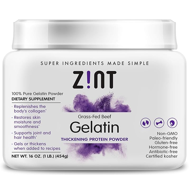 Mua Unflavored Gelatin Powder (16 oz): Anti Aging Collagen Supplements,  Protein, Paleo Friendly, Grass Fed Beef, Non GMO - Baking & Thickening -  Beauty, Skin, Hair & Nails trên Amazon Mỹ chính hãng 2023 | Fado