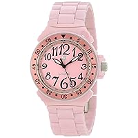 Lancaster Women's OLA0286RONR-RO Pink Dial Pink Ceramic Watch