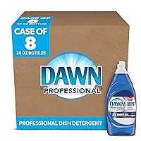 Dawn Professional Heavy Duty Manual Pot and Pan Dish Soap Detergent, 38 fl oz (Case of 8)