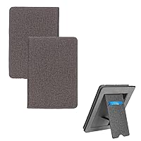 Fabric Stand Case for 11th Gen Kindle Paperwhite and Signature Edition Released in 2021 (Models M2L3EK and M2L4EK) -Scratch Resistant Cover with Hand Strap and Card Slot