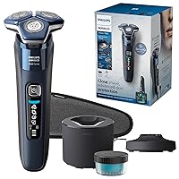Philips Norelco Shaver 7800, Rechargeable Wet & Dry Electric Shaver with SenseIQ Technology, Quick Clean Pod, Charging Stand, Travel Case and Pop-up Trimmer, S7885/85