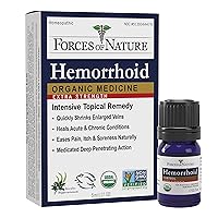 Natural, Organic, Hemorrhoid Extra Strength Relief (5ml) Non GMO, No Harmful Chemicals -Quickly Shrink Enlarged Veins, Ease Pain, Soreness, Itching Associated with Hemorrhoids