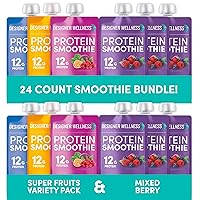 Designer Wellness Protein Smoothies Super Fruits Variety and Mixed Berry Bundle