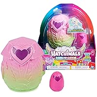 HATCHIMALS CollEGGtibles, Rainbow-Cation Family Hatchy Home Playset with 3 Characters and up to 3 Surprise Babies (Style May Vary), Kids’ Toys for Girls