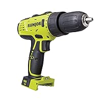 Sun Joe 24V-DD-CT Cordless 24-Position 2-Speed Drill Driver, Tool Only