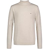 Calvin Klein Boys' Pullover Turtleneck Sweater, Logo Detailing, Ribbed Neckline & Cuffs