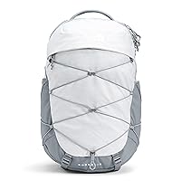 THE NORTH FACE Women's Borealis Commuter Laptop Backpack, TNF White Metallic Mélange/Mid Grey, One Size
