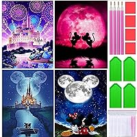 NEWSTARARTS 4 Pack Fox Diamond Painting Kits for Adults and Kids, Diamond  Art Kits DIY 5D Round Full Drill Gem Art Perfect for Relaxation and Home  Wall Decor(12 x 16 inch) 