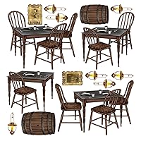 Saloon Table Props Party Accessory (1 count) (15/Pkg)