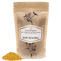 Buzzing with Vitality, Bee Pollen Granules - Your Natural Superfood Powerhouse! 100% Pure, Easily Absorbed, and Ready to Fuel Your Adventures - 10.6 Ounces