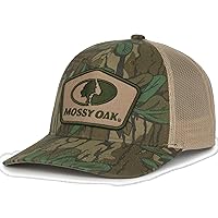 Outdoor Cap Mens Mofs53 Hat, Mossy Oak Greenleaf/Tan, Large US