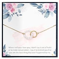 Love Bracelet Romantic Gifts for Girlfriend Gifts for Wife Gifts for Lover Jewelry Long Distance Relationship Gifts LDR Bracelet I Love You Bracelet