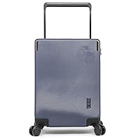 Lakeside Wide Trolley Spinner Luggage with TSA-Lock, Navy Blue, Carry-On 20-Inch