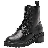 The Drop Women's Sparta Chunky Sole Lace-Up Combat Boot