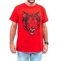 New World Wrestling Wolfpac Order Logo Adult Red T-Shirt